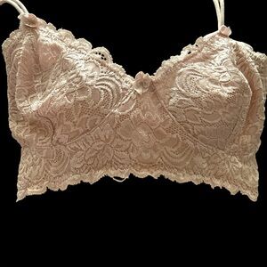 Pink lace top